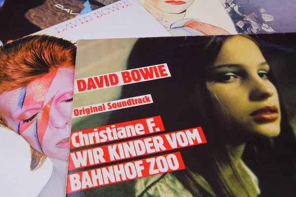 Viersen Deutschland Mai 2020 Nahaufnahme Des Vinyl Plattencovers Von David — Stockfoto