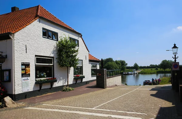 Broekhuizen Nederländerna Juli 2021 Utsikt Över Gamla Lantliga Turist Hotell — Stockfoto