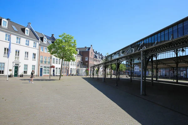 Helmond Paesi Bassi Luglio 2021 Veduta Oltre Costruzione Mercato Aperto — Foto Stock