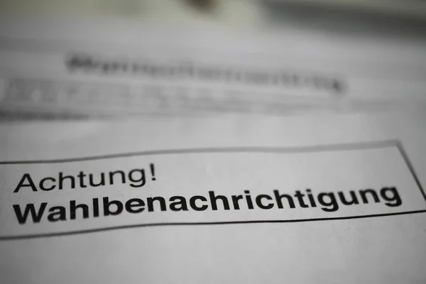 Viersen Duitsland Augustus 2021 Sluiting Van Een Schriftelijke Brief Met — Stockfoto