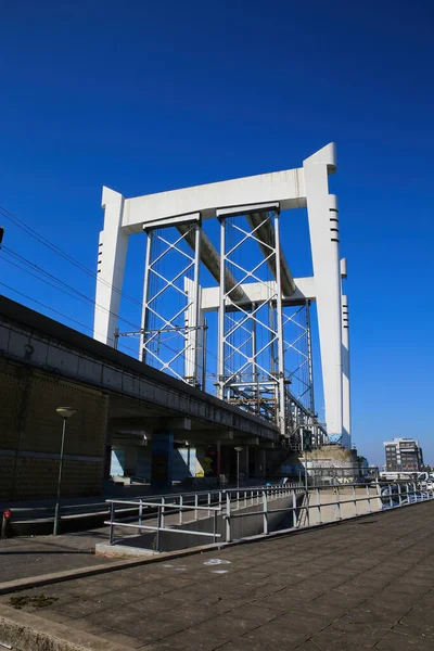 Dordrecht Zwijndrecht Países Bajos Julio 2021 Vista Sobre Moderno Puente — Foto de Stock