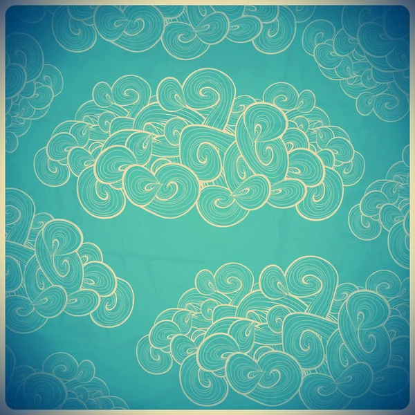 Nubes abstractas en el cielo — Foto de Stock