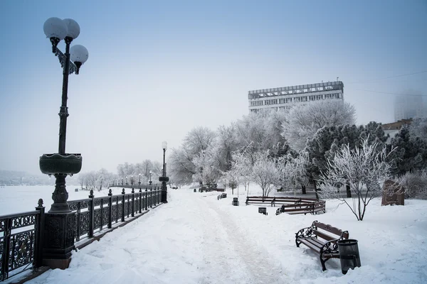 Salju Donetsk, Ukraina . — Stok Foto