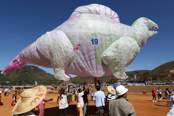 Ballonský festival s horkou vzduchem — Stock fotografie