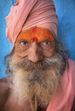 Kimliği belirsiz sadhu (Kutsal adam)