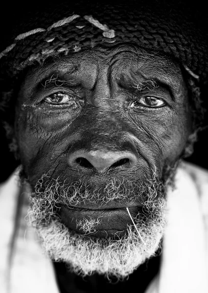 Onbekende oude Malawische man — Stockfoto