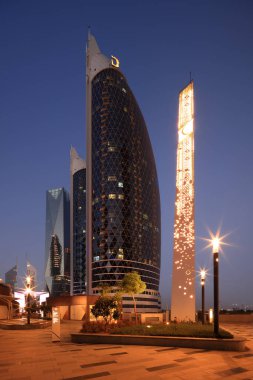 Dusk, BAE 'deki Dubai manzarası çok güzel.