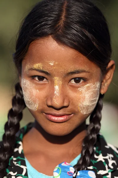 An unidentified girl — Stock Photo, Image