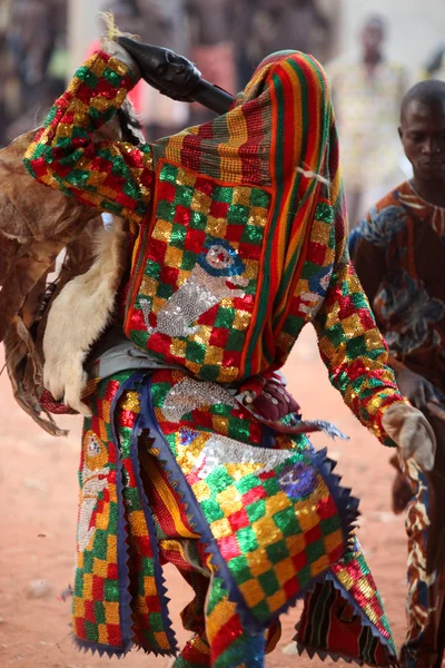 Dança de máscara cerimonial — Fotografia de Stock