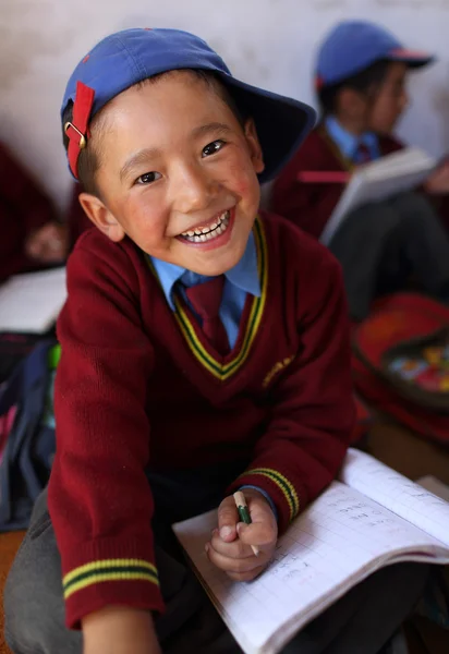 Student in een middelbare school — Stockfoto