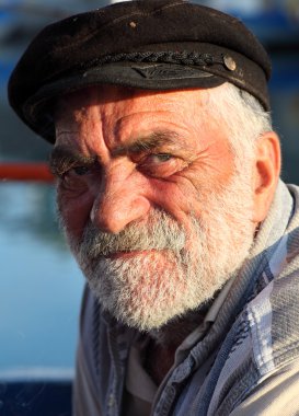 eski bir balıkçı portresi