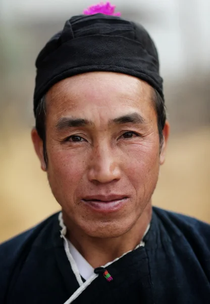 Unidentified Akha man at New Year ceremony — Stock Photo, Image