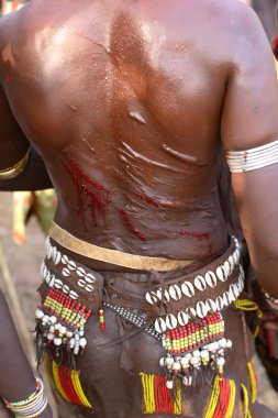 bir boğa töreni atlama