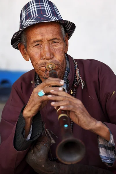 Músico não identificado — Fotografia de Stock