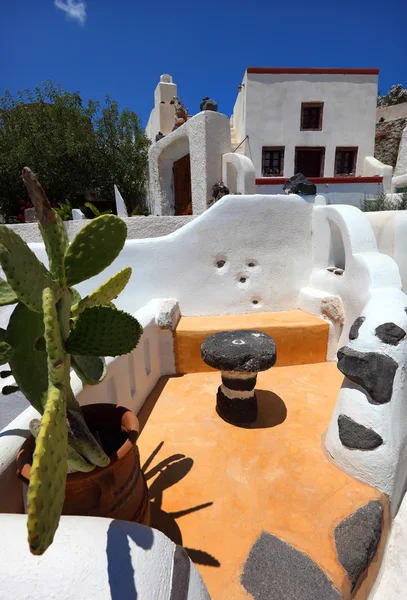 Idyllic compound in Oia — Stock Photo, Image