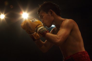 Muay lao kick boks mücadele Laos