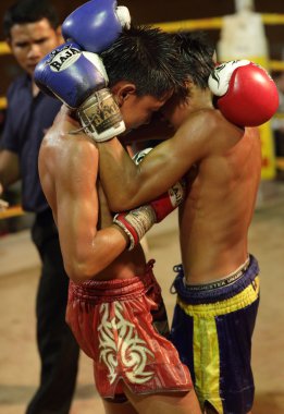 Muay lao kick boks mücadele Laos