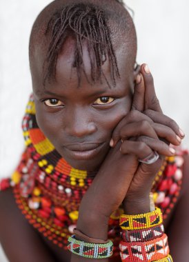 Güzel Turkana kadın
