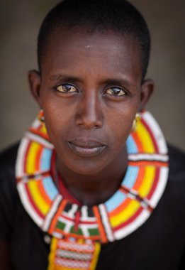 Güzel Samburu kadın
