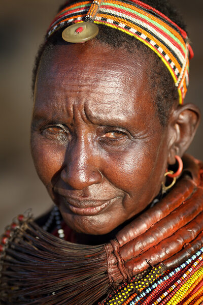 Unidentified old Samburu woman