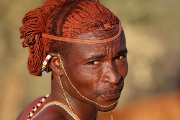 Oidentifierade Samburu krigare — Stockfoto