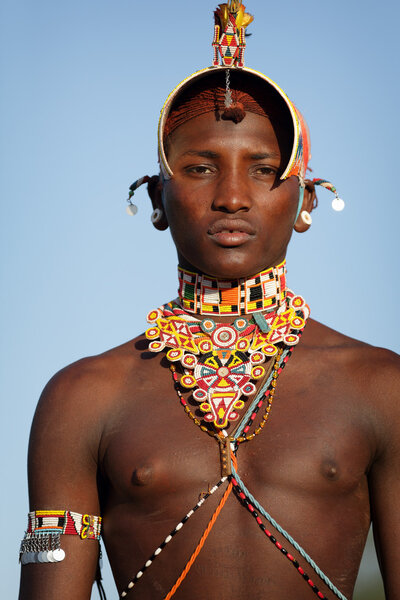 Unidentified Samburu warrior