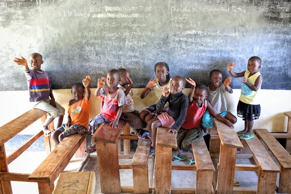 Orphans in an orphan boarding school — Stock Photo, Image