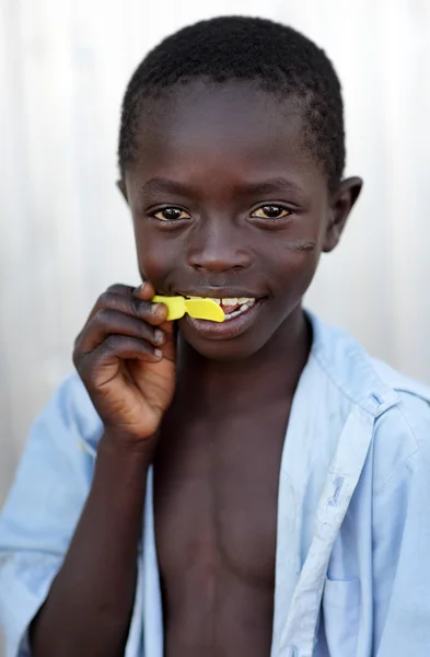 Orphan in an orphan boarding school — Stock Photo, Image