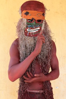 Gule Wamkulu, Malavi 'de Nyau dansçısı.