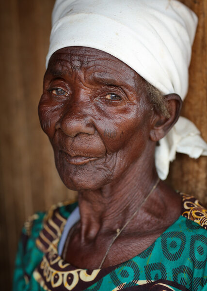 Old Malawian lady, Malawi