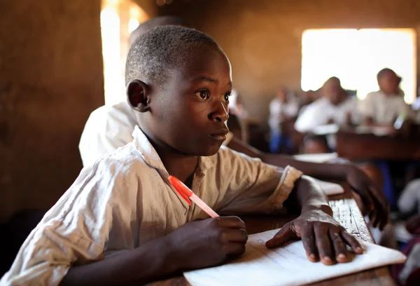 Studente della scuola primaria, Tanzania — Foto Stock