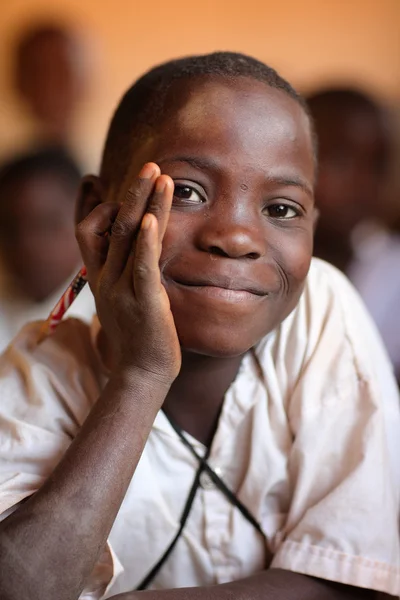 Студент начальной школы Танзании — стоковое фото