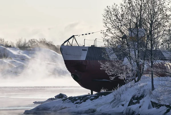 Helsinki Finlandia Enero 2021 Submarino Finlandés Del Museo Segunda Guerra —  Fotos de Stock