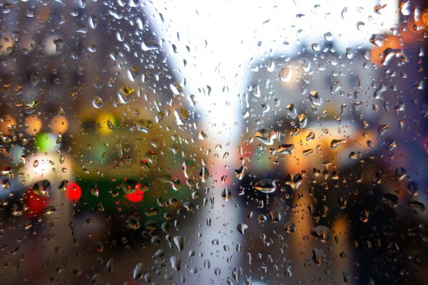 Helsinki city tram on Aleksanterikatu street on wet December afternoon