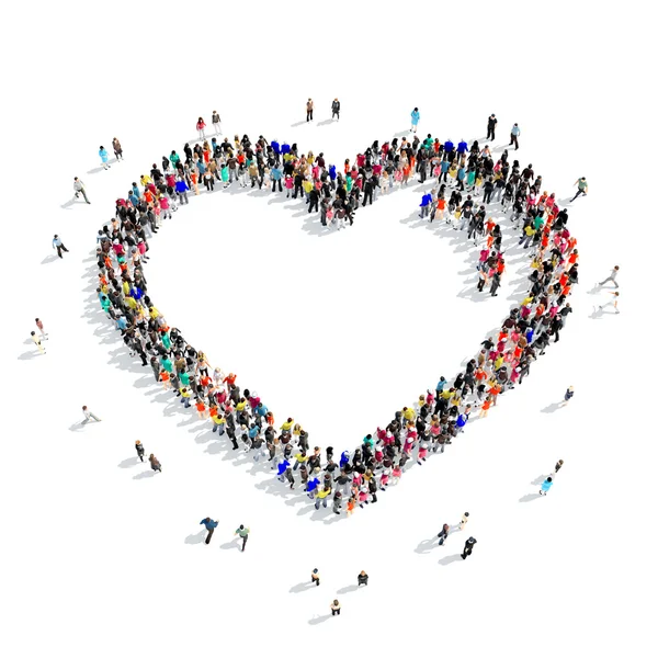 insanlar kalp şekli