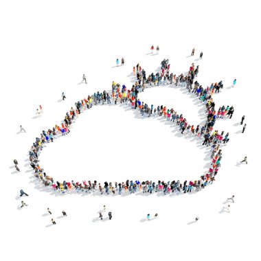 insanlar şekil bulutlar hava