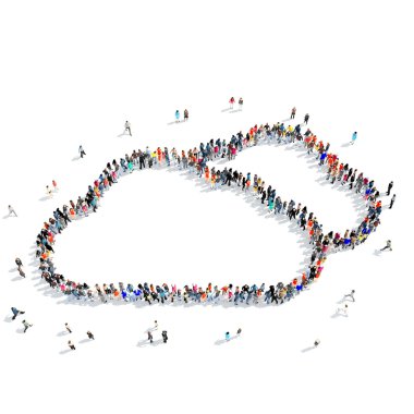 insanlar şekil bulutlar hava