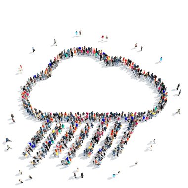 insanlar şekil bulutlar hava