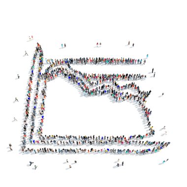 insanlar grafik çizgi film simgesi