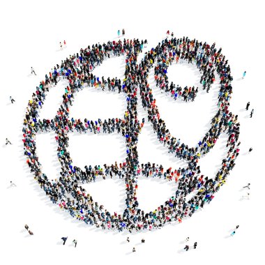 insanlar dünya harita işaretçi simgesi