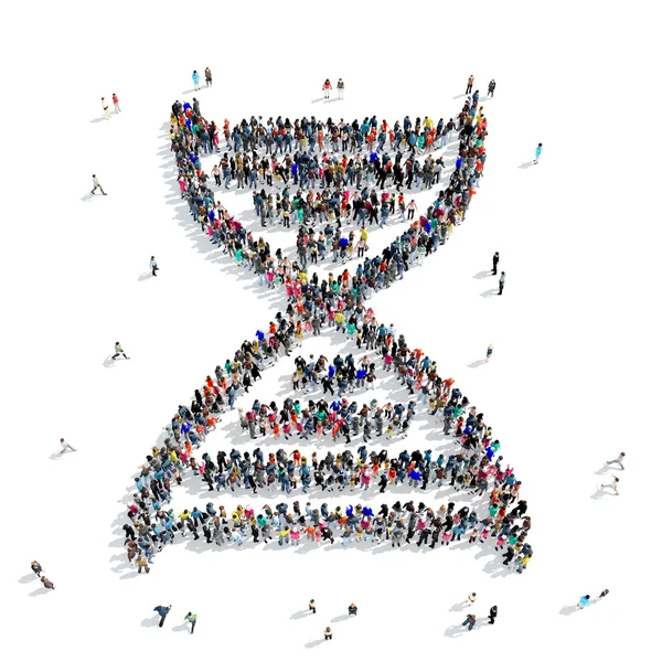 People  DNA medicine icon — Stock Photo, Image