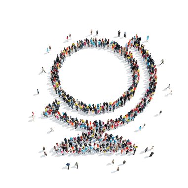 insanlar küre simgesi