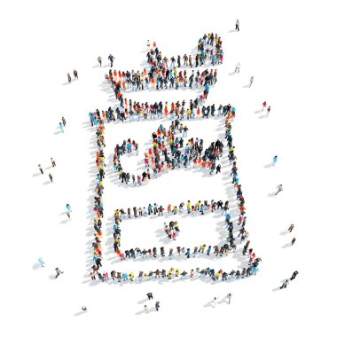 insanlar Kahve değirmeni şekil