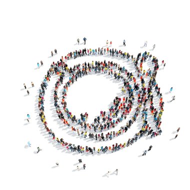 insanlar tabak yiyecek şekil