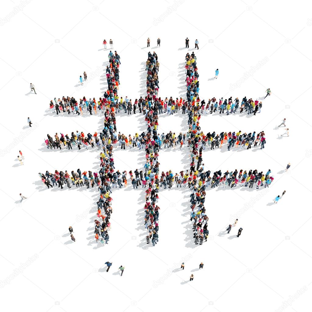 people lattice abstract icon