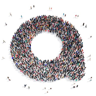 insanlar grup mektup 3d