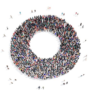 insanlar grup mektup 3d