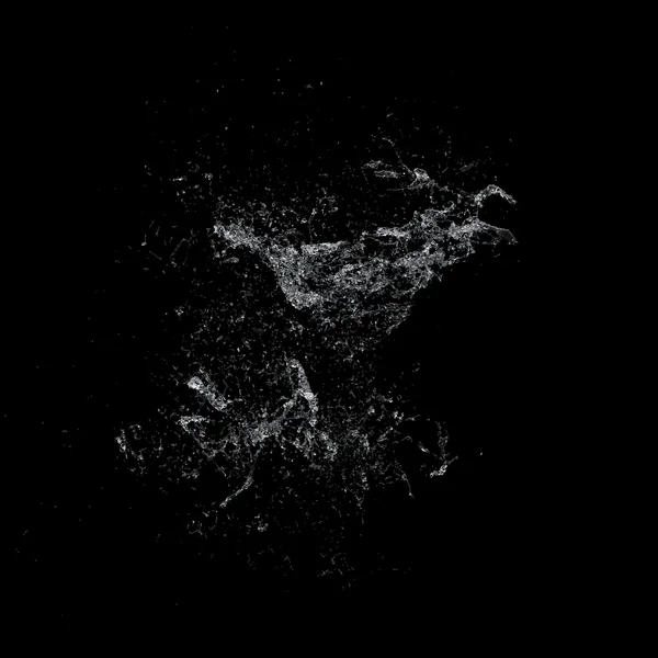 Water splash dark background — Stock Photo, Image