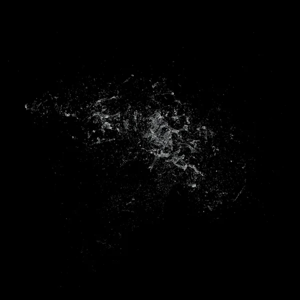 水溅的黑暗背景 3d 渲染效果 — 图库照片