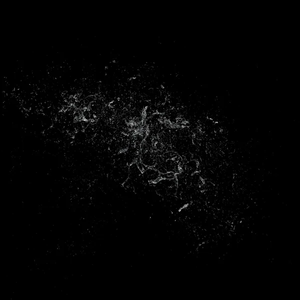 Acqua spruzzata sfondo scuro rendering 3d — Foto Stock